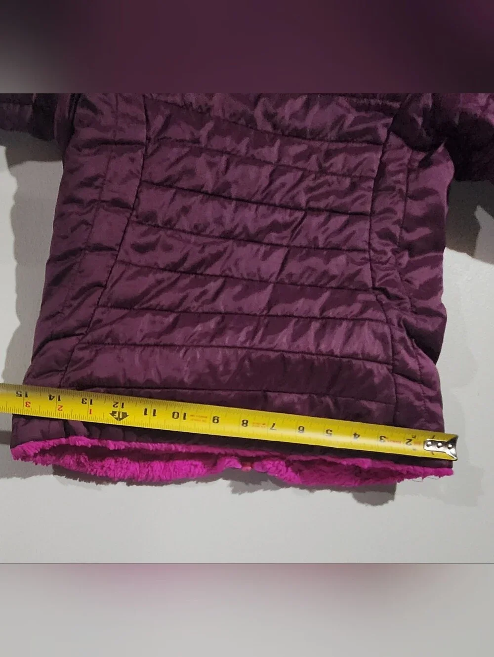 The North Face Kids Reversible Pink & Burgundy  Jacket (No Size Tag) See Photos